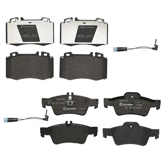 Brembo Brake Pads Kit -  Front and Rear (Low-Met)